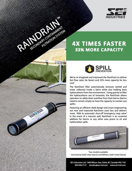 RainDrain brochure cover